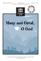 Many and Great, O God Unison/Two-Part choral sheet music cover
